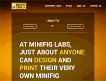 Tablet Screenshot of minifiglabs.com